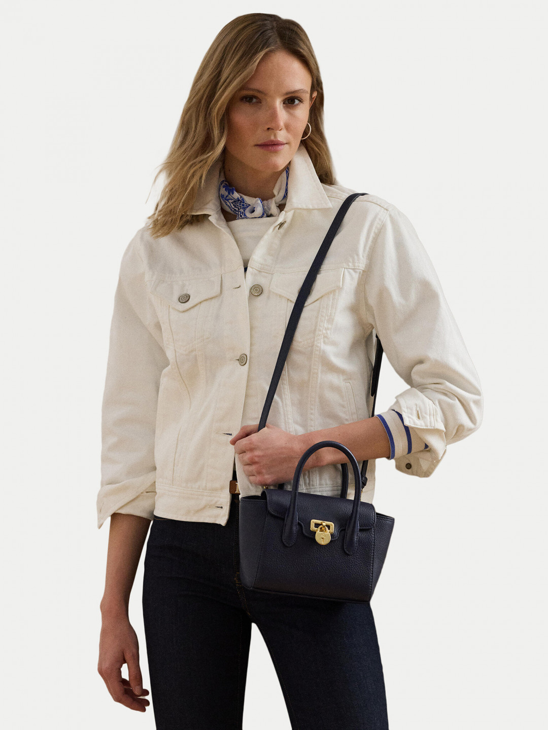 LAUREN RALPH LAUREN Kabelka 431969349003 Tmavomodrá